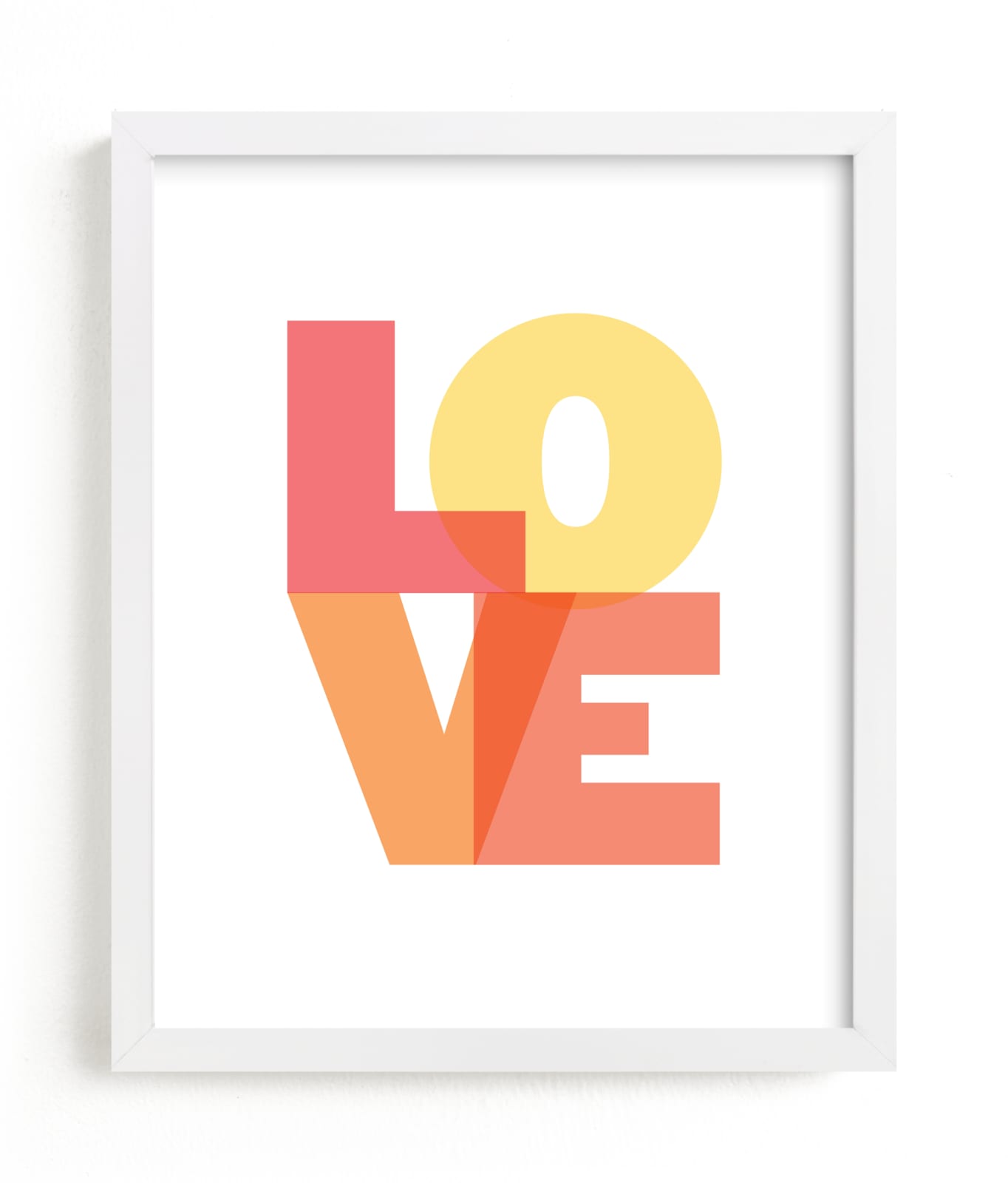"Love" - Limited Edition Art Print by Max and Bunny in beautiful frame options and a variety of sizes.