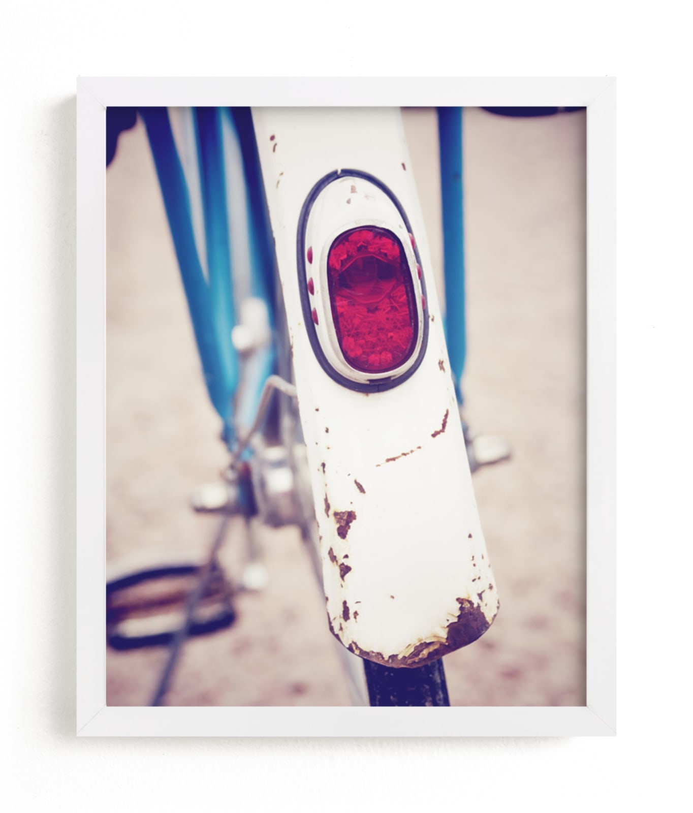 "Vintage Bike Back" - Art Print by Johanna Phillips Huuva in beautiful frame options and a variety of sizes.
