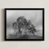 "in the rain" - Art Print in Stormy by Crystal Lynn Collins - Framed