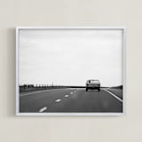 "Modern Cowboy" - Art Print in Black and White by Kaitlin Rebesco - Framed