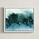 "misty forest" - Art Print in Forest by Lindsay Megahed - Framed Canvas