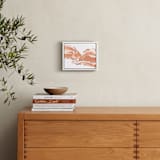 "Lost in Time" - Art Print in Peach by Sarah Lund - In a Room