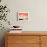 "Desert Walk" - Art Print in Desert Pink by AlisonJerry - In a Room