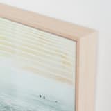"County Line 3" - Art Print in Ocean by Kamala Nahas - Frame Close-up