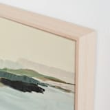 "Silver Seas" - Art Print in Light Blue by Caryn Owen - Frame Close-up