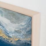 "Vast Sea No. 1" - Art Print in Coastal Blue by Julia Contacessi - Frame Close-up