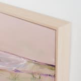 "Ocean Eve" - Art Print in Dusty Mauve by Eric Ransom - Frame Close-up