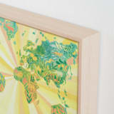 "World of Wonder" - Art Print in Light by Rebecca Daublin - Frame Close-up
