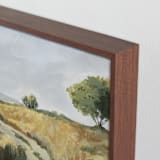 "Nature's Beauty" - Art Print in Moss Green by Lucrecia Caporale - Frame Close-up