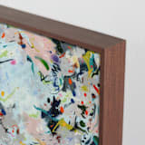 "Confetti Chaos 1" - Art Print in Periwinkle Confetti by Allison Orszak - Frame Close-up
