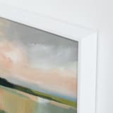 "Daylight Sun" - Art Print in Sunny Green by AlisonJerry - Frame Close-up