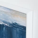 "Sweet Deluge" - Art Print in Deep Blue by Julia Contacessi - Frame Close-up