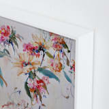 "Fiori di Firenze" - Art Print in Tuscan Rose by Sonal Nathwani - Frame Close-up