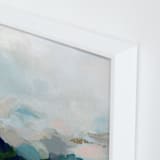"Lifting Fog" - Art Print in Jewel by Nicole Walsh - Frame Close-up