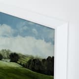 "Peace of Greens and Blues" - Art Print in Hills by Coleman Senecal - Frame Close-up