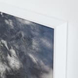 "Completely Captivated" - Art Print in Shadowy Grays by Charlotte Mello Stevenson - Frame Close-up