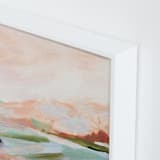 "Sandstone Cliffs" - Art Print in Blush by Kayla King - Frame Close-up