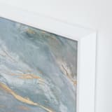 "Blue Sage" - Art Print in Sea Blue by Julia Contacessi - Frame Close-up