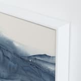 "Atmospheric Blue" - Art Print in Indigo Blue by Isabel Aguilar - Isolda - Frame Close-up