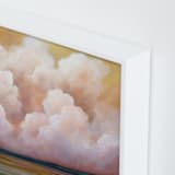 "Hope and Warmth" - Art Print in Honey Yellow by Mya Bessette - Frame Close-up