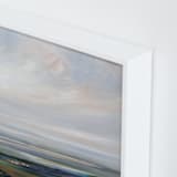 "Breathing Space" - Art Print in Rust by Nicole Walsh - Frame Close-up