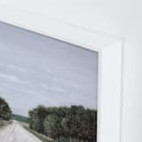 "Backroad" - Art Print in Field Green by Hettie Roberts - Frame Close-up