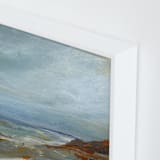 "Argyle Shore #2" - Art Print in Tide by Roberta Hoiness Art - Frame Close-up