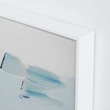 "Sea Spray Landscape" - Art Print in light blue by Caryn Owen - Frame Close-up