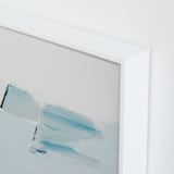 "Sea Spray Landscape" - Art Print in light blue by Caryn Owen - Frame Close-up