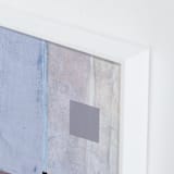 "Doors to my heart" - Art Print in Frost by Jaqui Falkenheim - Frame Close-up