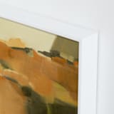 "Strata" - Art Print in Ocher by Ashley Armistead - Frame Close-up