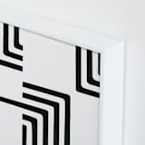 "Edges" - Art Print in Onyx by Bethania Lima - Frame Close-up