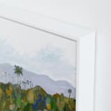 "Los Angeles landscape" - Art Print in Green Hills by Kelly Witmer - Frame Close-up