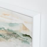"Insight" - Art Print in Mist by Lindsay Megahed - Frame Close-up