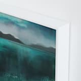 "Ice Lands" - Art Print in Ice Land Green by AlisonJerry - Frame Close-up