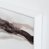 "Softly Layered" - Art Print in Matterhorn by Melanie Severin - Frame Close-up