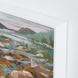 "Rest Easy" - Art Print in Blush by Jess Franks - Frame Close-up