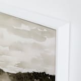 "Field" - Art Print in Mushroom by Kate Ahn - Frame Close-up