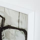 "Abstract Untitled 1" - Art Print in Black and White by Kirsta Benedetti - Frame Close-up