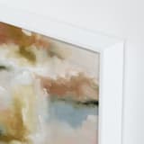 "First Glow" - Art Print in Amber by Nicoletta Savod - Frame Close-up