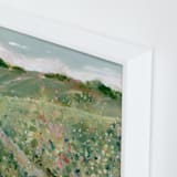 "Find Your Way" - Art Print in Meadow by Lindsay Megahed - Frame Close-up