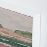 "Between the Hills" - Art Print in Natural by Brooke Drake - Frame Close-up