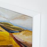 "Propitious" - Art Print in Golden by Molly Mansfield - Frame Close-up