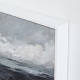 "Winter Bluff" - Art Print in Navy by Lorent and Leif - Frame Close-up