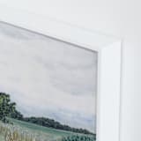 "Timeless" - Art Print in Fields of Green by Hettie Roberts - Frame Close-up