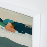 "Upwelling" - Art Print in Slate Blue by Caryn Owen - Frame Close-up