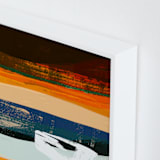 "Solitude" - Art Print in Multi-Colored by Simona Gocan - Frame Close-up