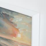 "Take Off Your Cloud, Stay A While" - Art Print in Blush by Khara Ledonne - Frame Close-up