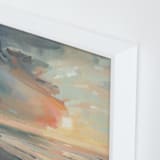"Take Off Your Cloud, Stay A While" - Art Print in Blush by Khara Ledonne - Frame Close-up