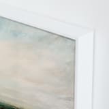 "Everglade" - Art Print in Evergreen by Lindsay Megahed - Frame Close-up